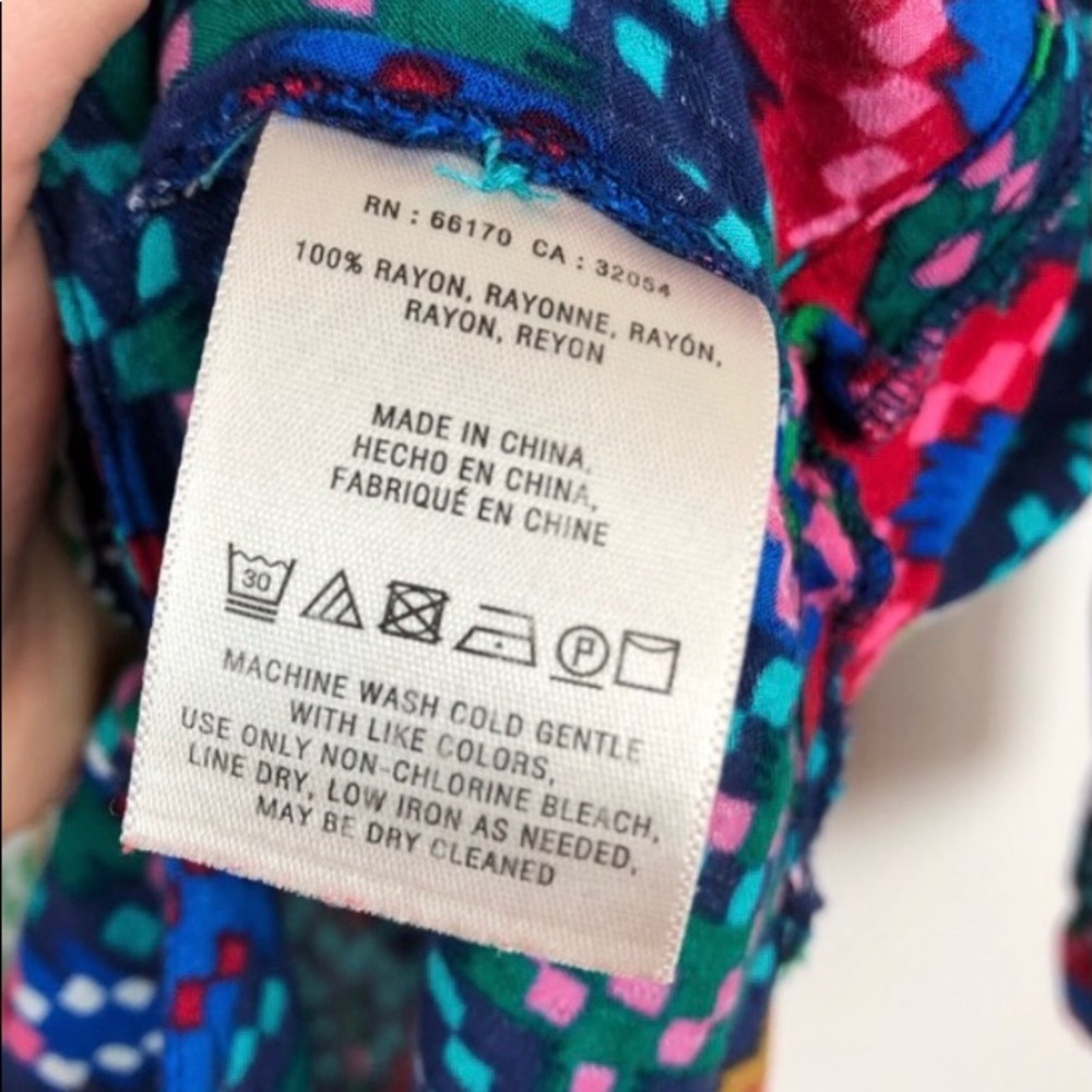 Anthropologie Maeve Multi-Color Topoxte Blouse 6P - Picture 8 of 8